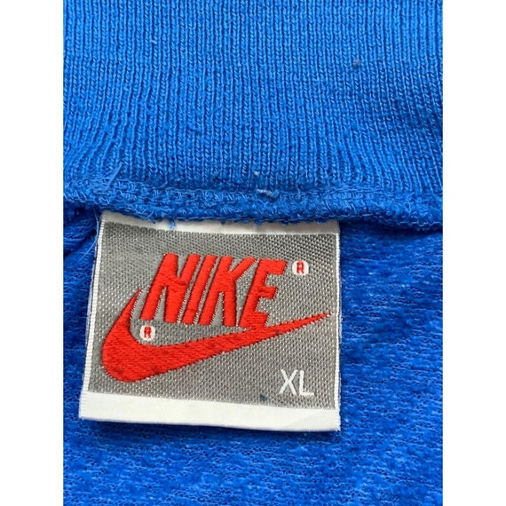 Vintage 80s 90s Nike Jacket XL Blue Grey Zipper P… - image 6