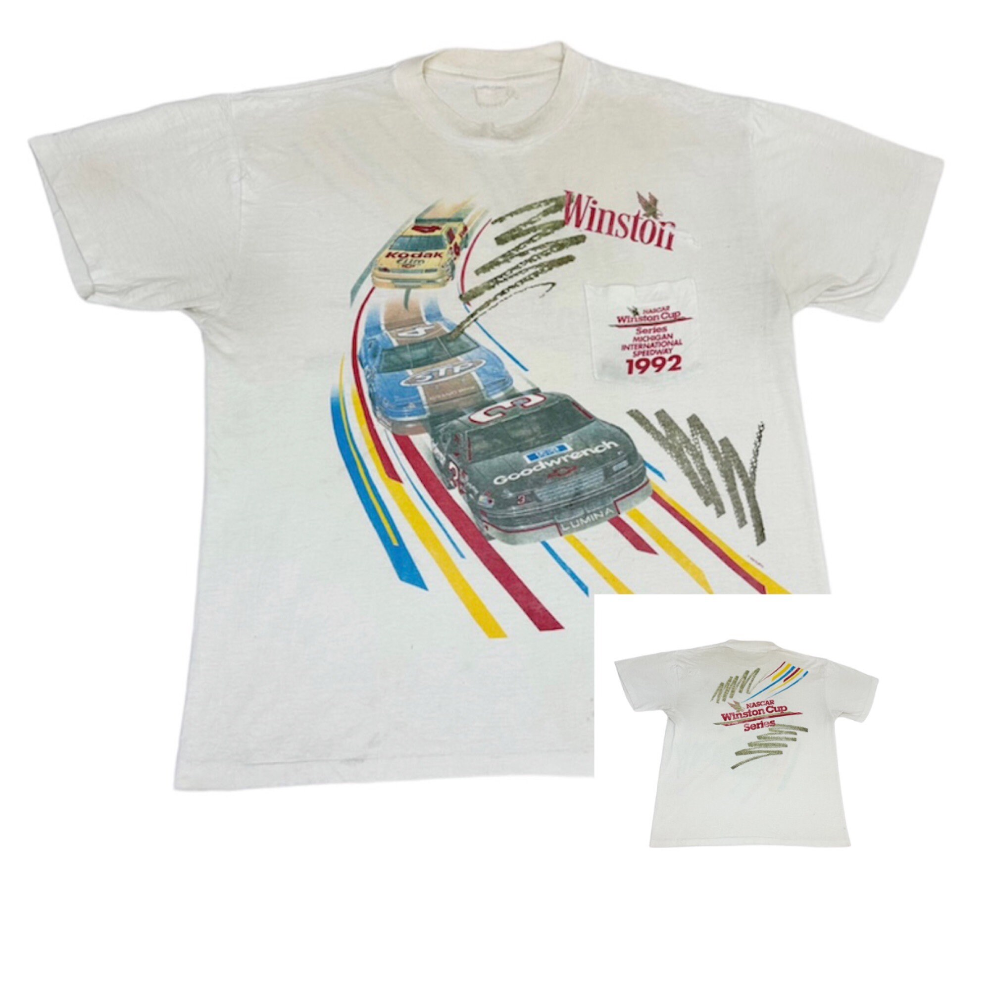 90s NASCAR ナスカー Winston Cup ヴィンテージ Tシャツ 90年代 NASCAR WINSTON CUP 1993 レーシングTシャツ メンズXL