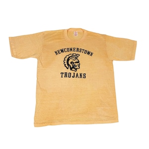 Vintage Newcomerstown Ohio Trojans T-shirt High School Football Single Stitch