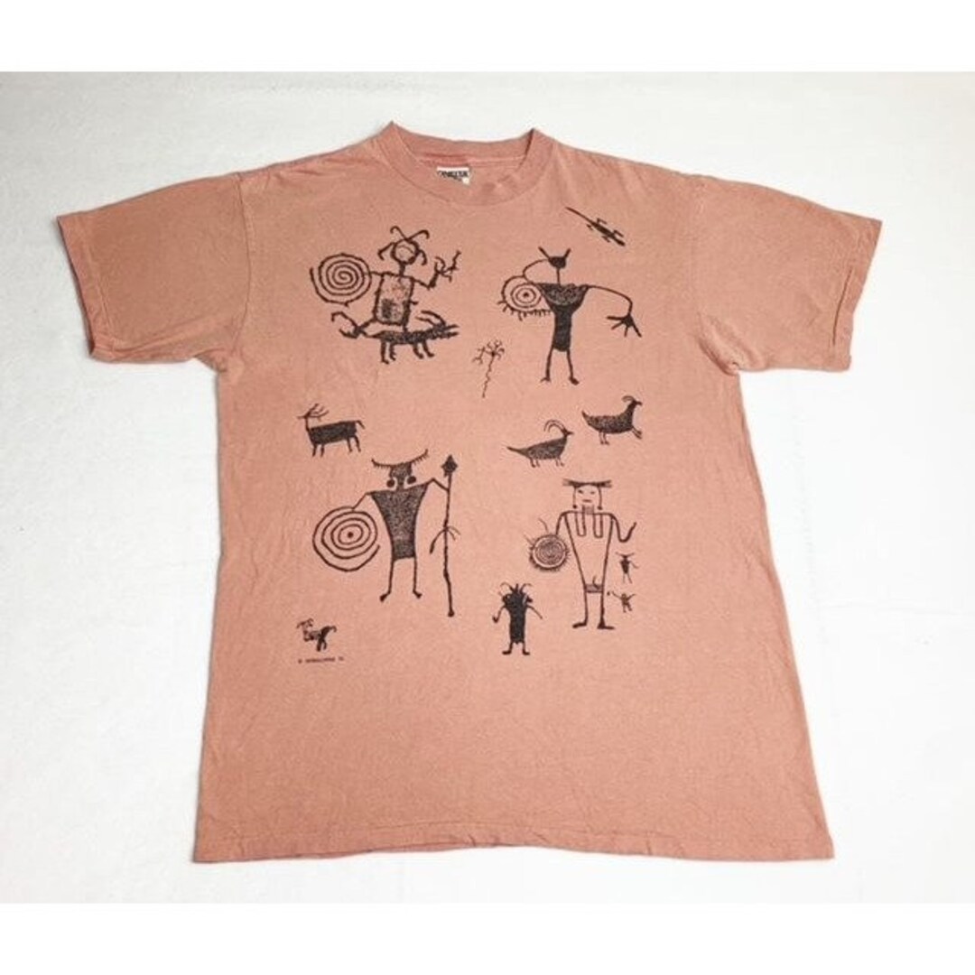 90s USA製 Vintage Art Tee A Brief History 90s USA製 Vintage Art Tee A Brief History