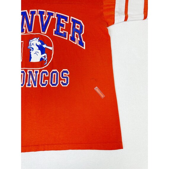 Vintage 80s NFL Denver Broncos Shirt Football Jer… - image 6