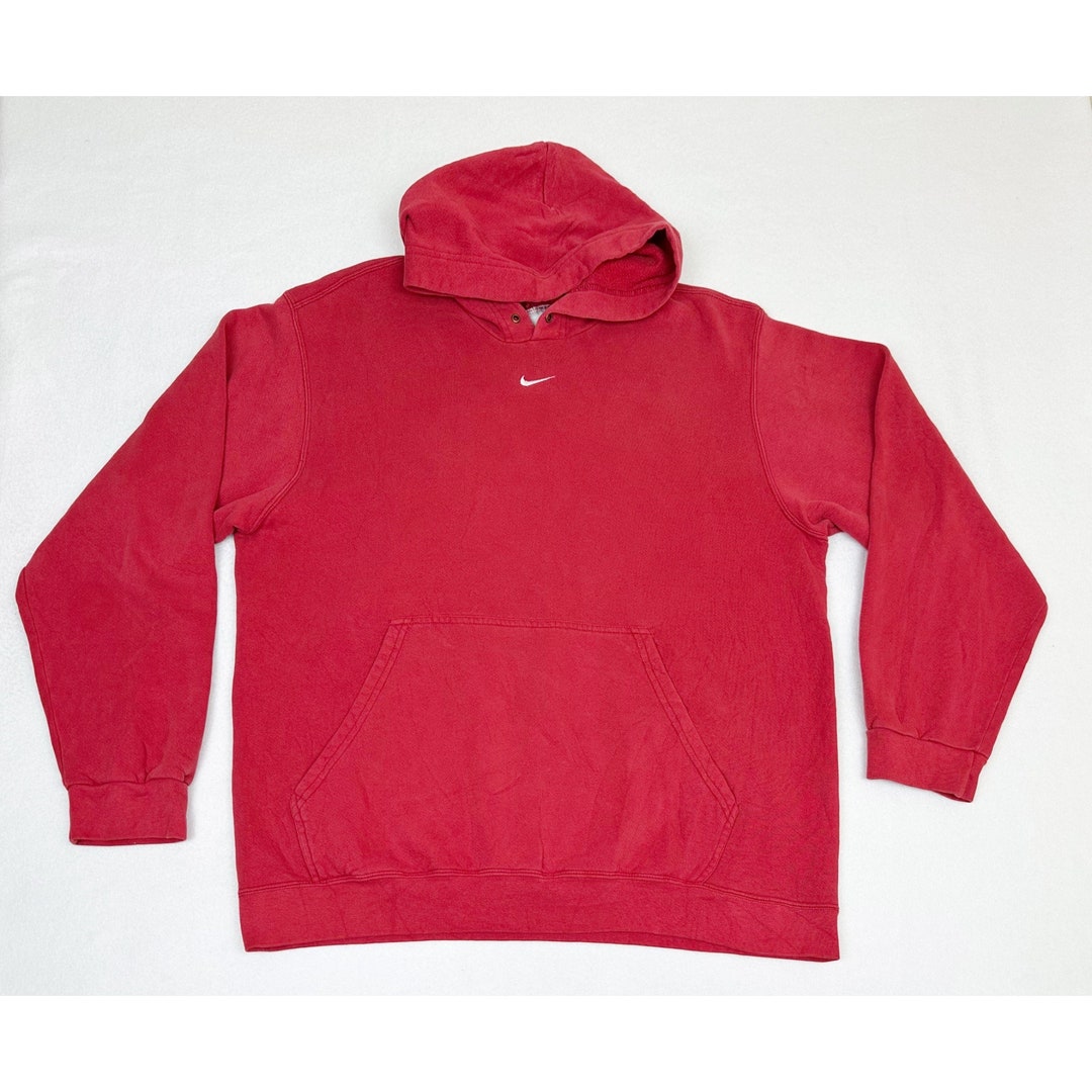 Nike swoosh sweatshirt red sale