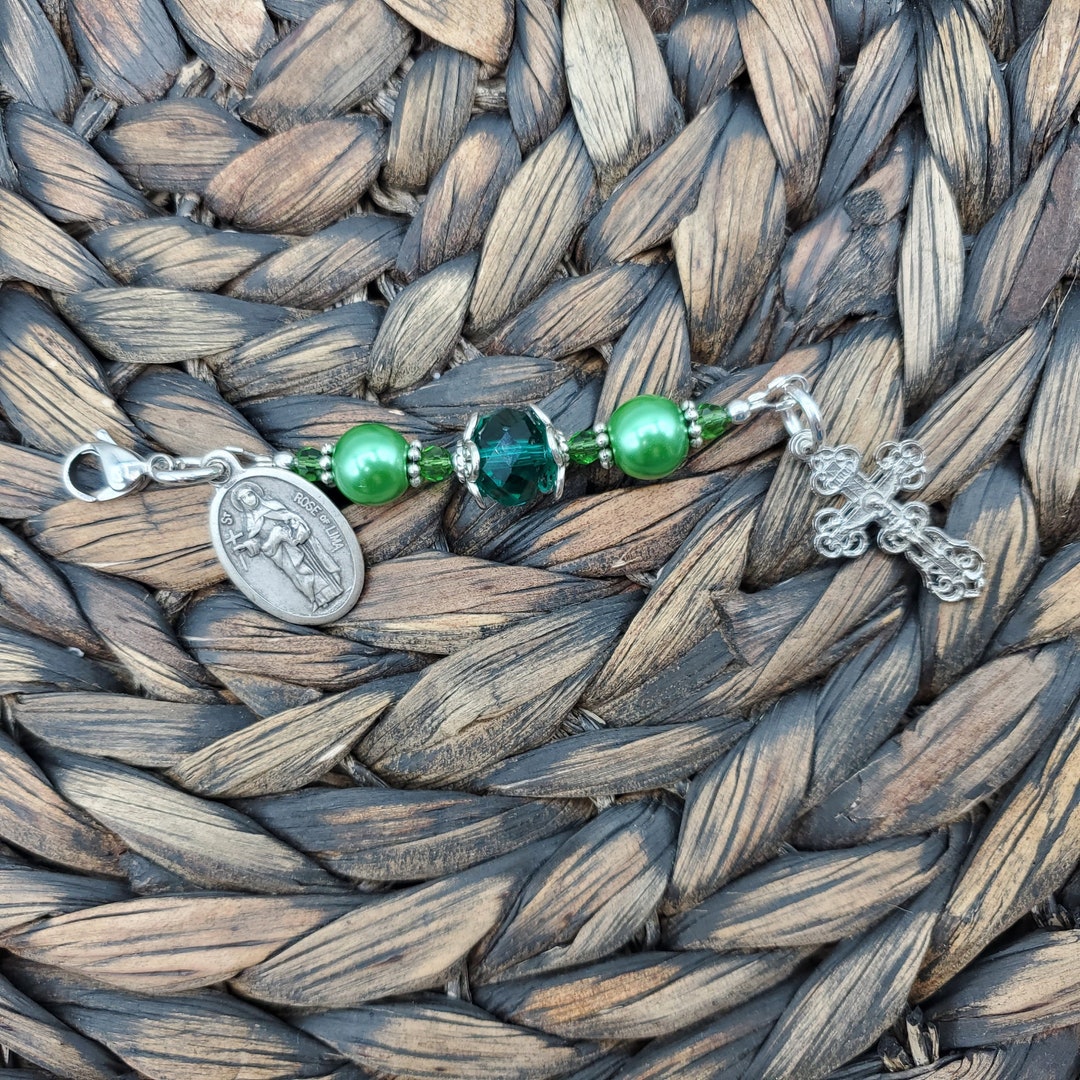 Saint Rose of Lima Gifts Saint Rose of Lima Key Chain St Rose Etsy