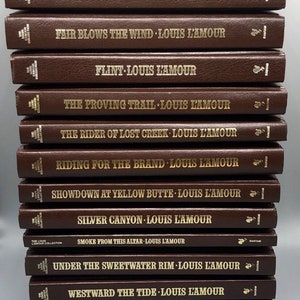 Louis L'Amour Collection - Set of 21 Volumes - Leatherette Hardcover B –  EverythingMeLLC
