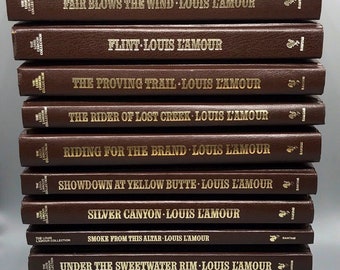 Louis L'amour Collection Book Western Leatherette the 