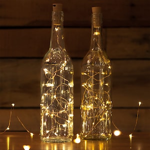 20 LEDs Wine Bottle Lights, COPPER wires, Batteries Included, Waterproof, Sale, Wine Bottle lights Party