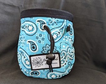 Sac à magnésie d'escalade Bandana bleu ciel