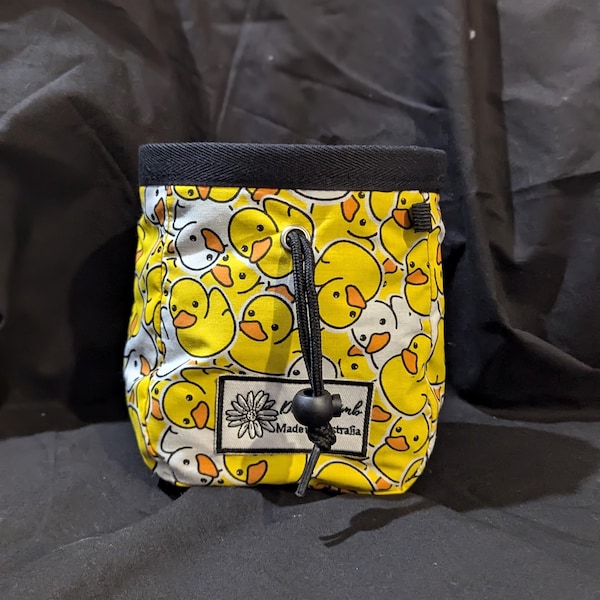 Sac à magnésie pour escalade en caoutchouc à imprimé canard