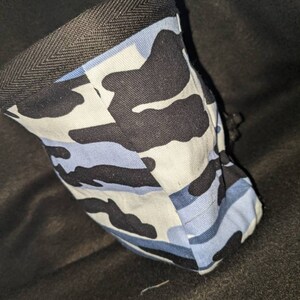 Sac à magnésie d'escalade bleu camouflage image 4