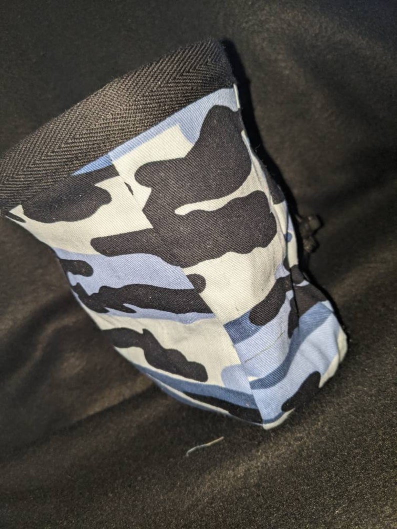 Sac à magnésie d'escalade bleu camouflage image 4