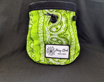 Sac à magnésie d'escalade Lime Green Bandana