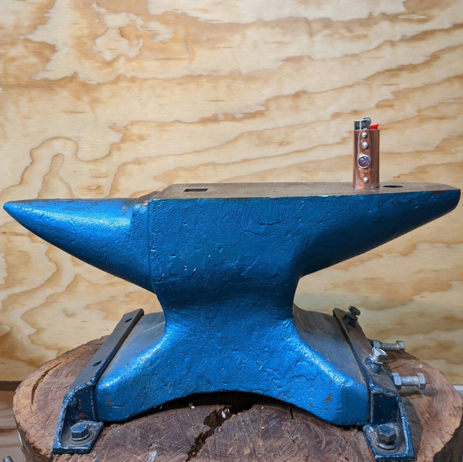 Handmade Copper and Silver BIC mini lighter case with Amethyst Etsy