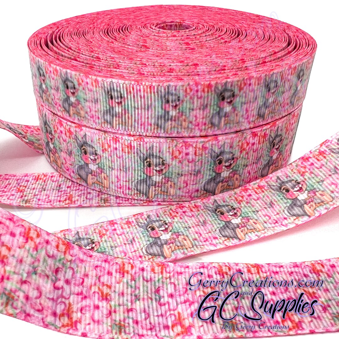 Forest Friends - Bunny - USDR Grosgrain Ribbon 7/8” & 5/8” Cute Baby ...