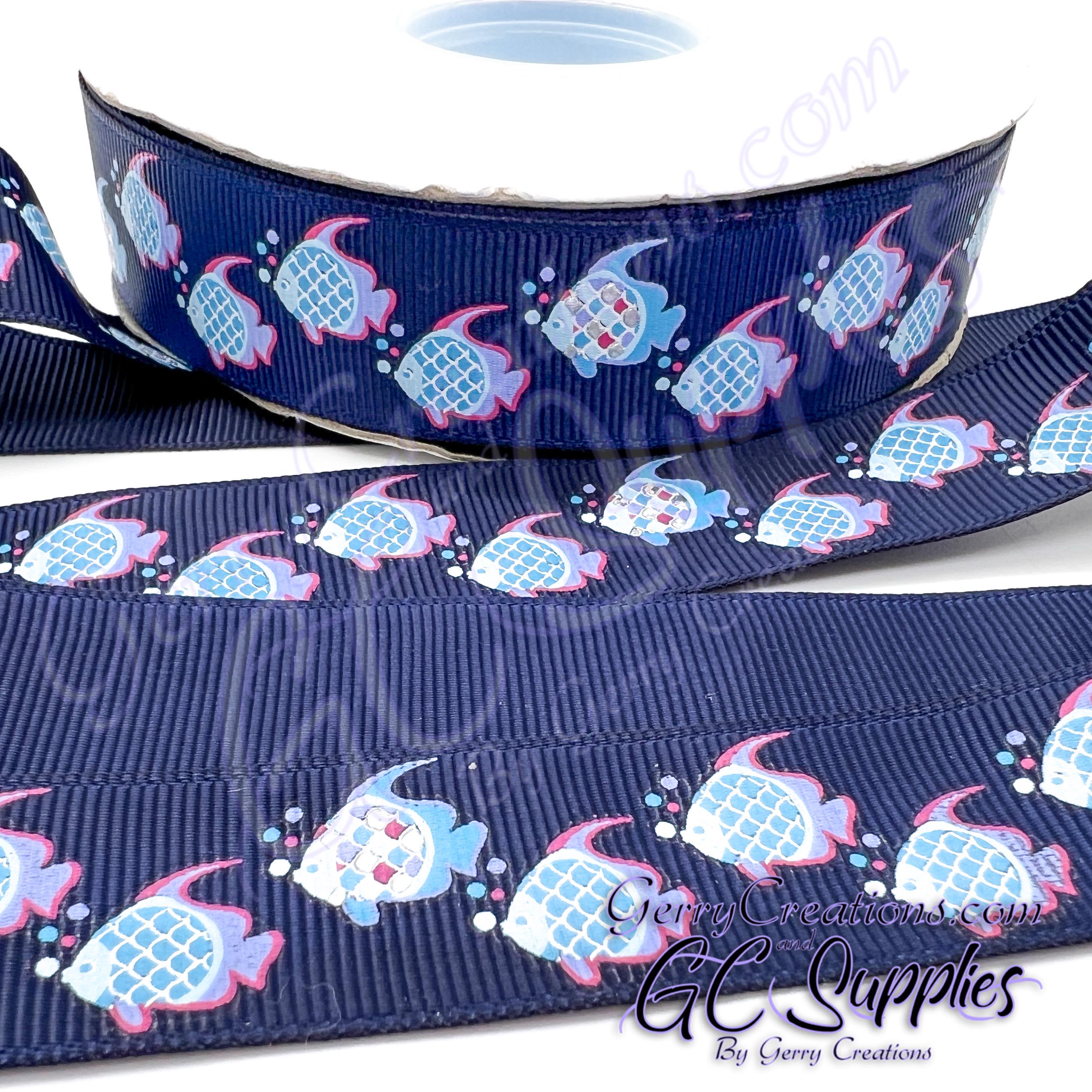 Dare Ribbon Dare to Be Different - Dark Blue - USDR Grosgrain Ribbon 7/8” Colorful ...