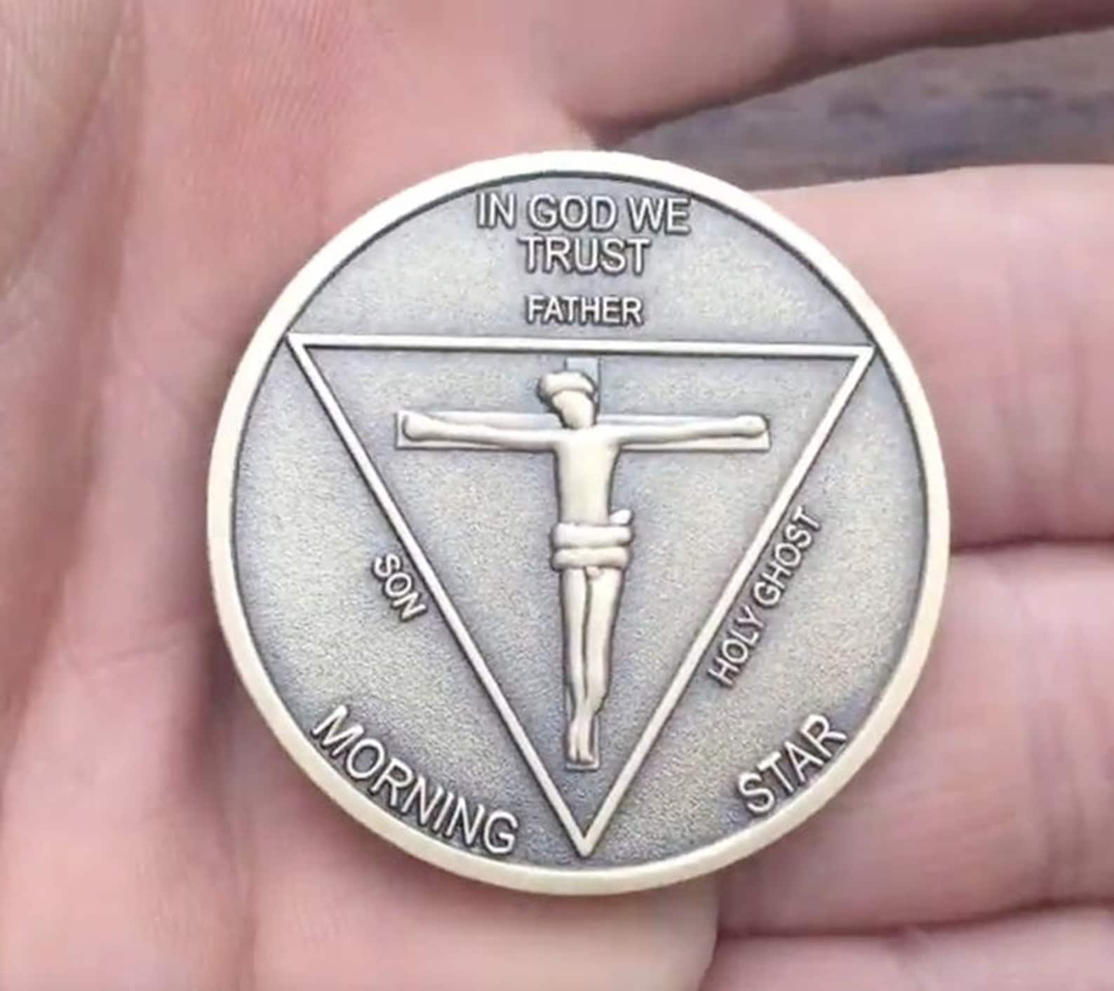 Best Seller Lucifer Coin Solid 925 Sterling Silver Coin Etsy