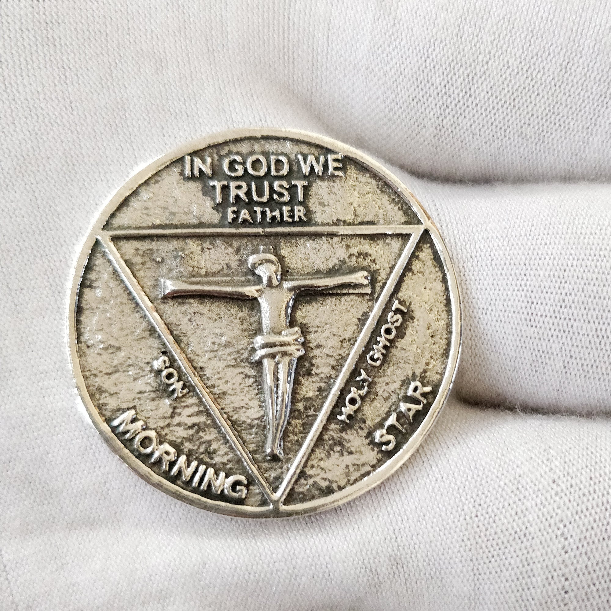 Lucifer Pentecostal Coin Silver Coins Lucifer COIN Solid 925 Sterling ...
