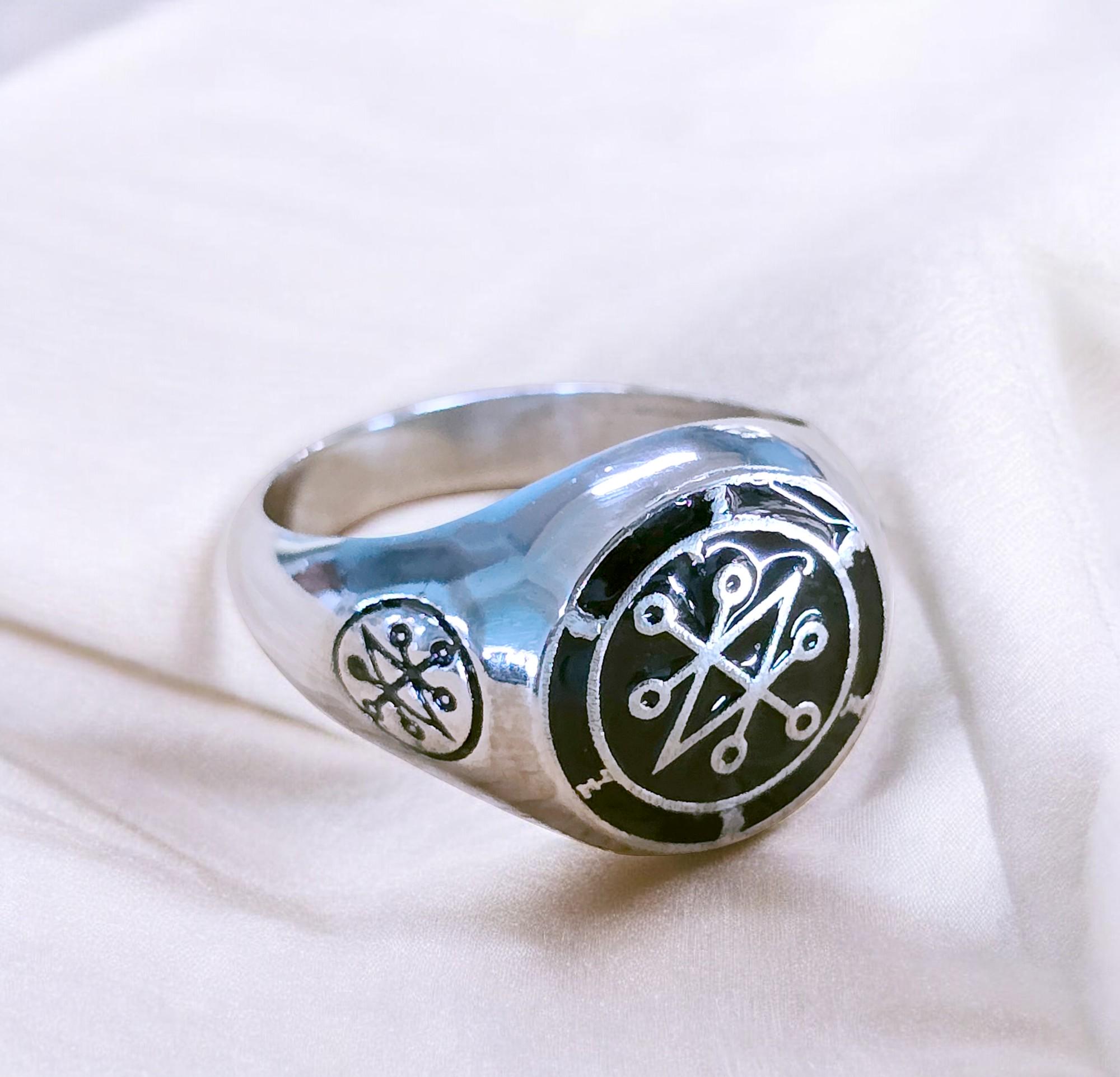 The Prince of Fallen Angels Azazel Ring, Azazel Ring, Signet of Azazel ...