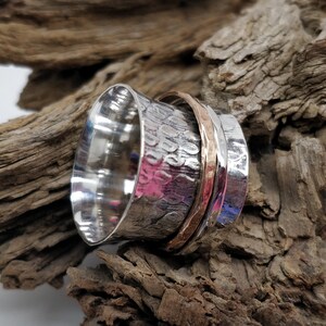 Silver Smoth Spinner Band 925 Sterling Silver Designer Spinner Ring Handmade Classic Silver Band Ring Handmade Silver Band Gift&#39;s for Her