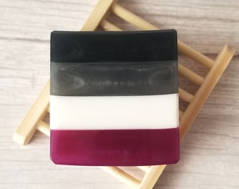 Ace Pride Soap Bar, Asexual Pride Flag, LGBTQ Pride Soap, Gifts For Pride Month