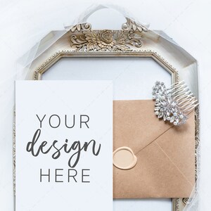 Wedding Card Mockup