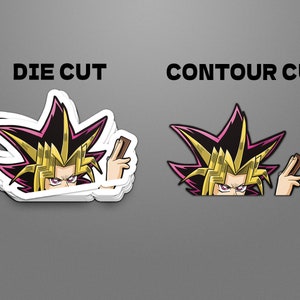 Custom Contour Cut / Die Cut Vinyl Stickers - Print and Cut Any Design and Shape - Waterproof Custom Labels, Custom Stickers, Logo, Branding