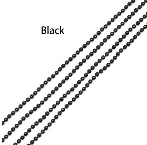 Black Ball Jewellery Chain Bead Chain 2 