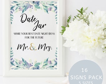 Bridal Shower Bundle Signs Pack Bridal Shower Decorations Etsy