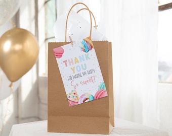 Birthday Party Goodie Bag Thank You Notes for kids  Birthday party goodie  bags, Birthday party, Thank you notes