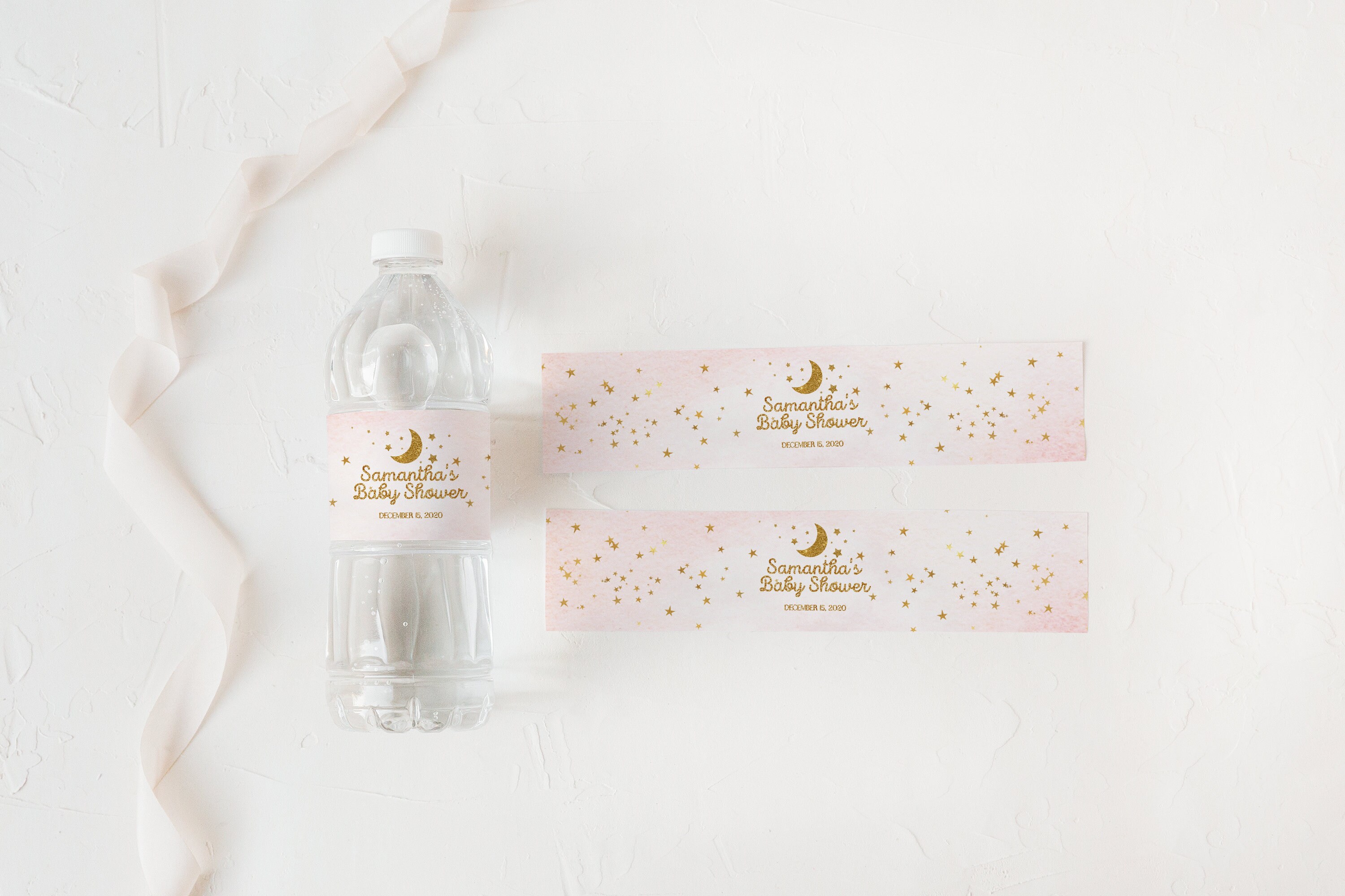 EDITABLE Moon Stars Themed Bottle Labels | INSTANT DOWNLOAD | Printable ...