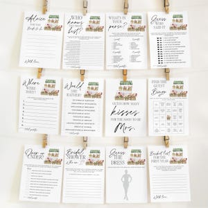 Off the Market Bridal Shower Bundle, Bridal Shower Invite Set, Farmer's Market Bundle, She's Off the Market Flower Shop Bridal Shower Bundle image 6
