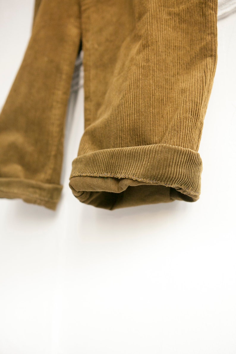 Moss Green Corduroy Pants W34 Men Baggy Khaki Pleated Corduroy | Etsy