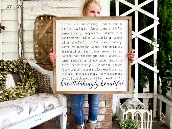 Life Is Amazing Sign Life Is Amazing Sign