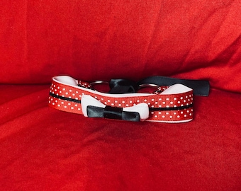 Minnie Mouse Inspired Ribbon Choker