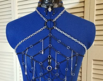 Halloween Madam Web chain chest harness
