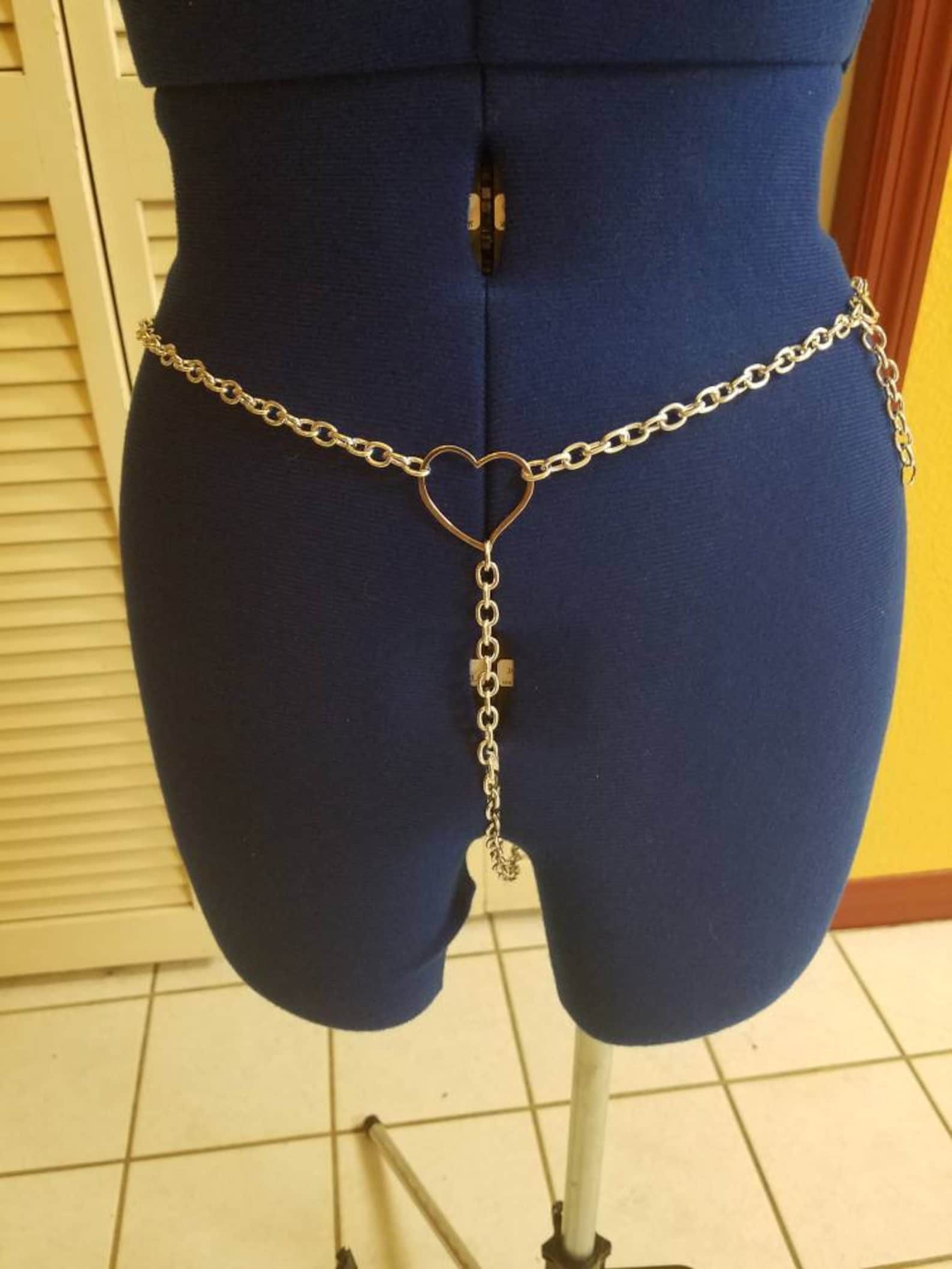 Heart Hip Chain Harness Etsy