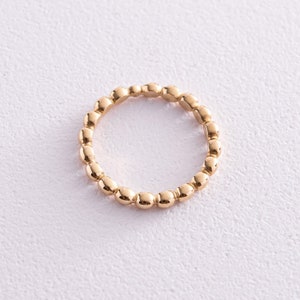 Elegant Wedding Ring for Women, Perfect Bridal Gold Ring for Engagements, Simple and Timeless Wedding Band Jewelry