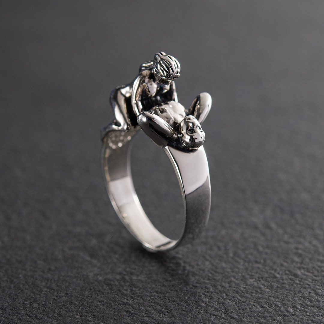 Delicate Rings Silver Passion Custom Women Rings, Dainty Silver Ring, Dainty Stone Rings ...