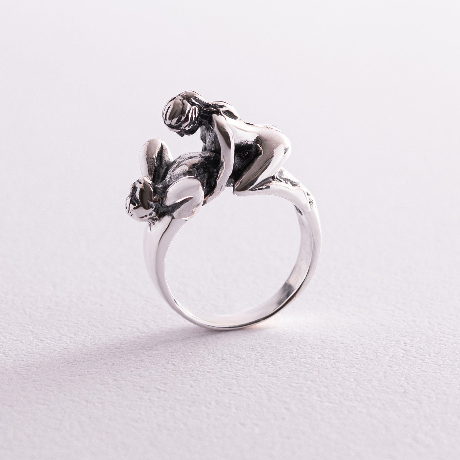Sex ring, unique ring, erotic ring, unique ring, gift for submissive, extraordinary ring, couple ring, lovers ring, unique silver ring