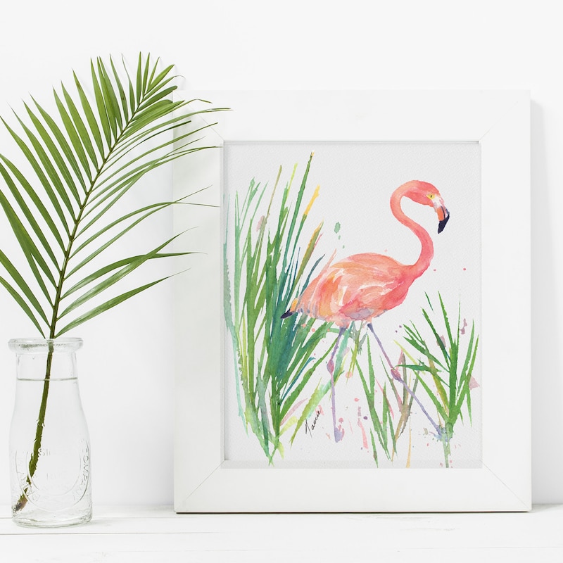 Flamingo Printables - Etsy