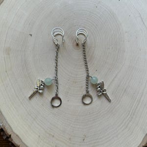 Green Fairy LOOP Earplug Ear Cuffs *LOOPS NOT INCLUDED *
