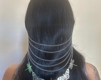 Bug Queen Veil Ear Cuffs