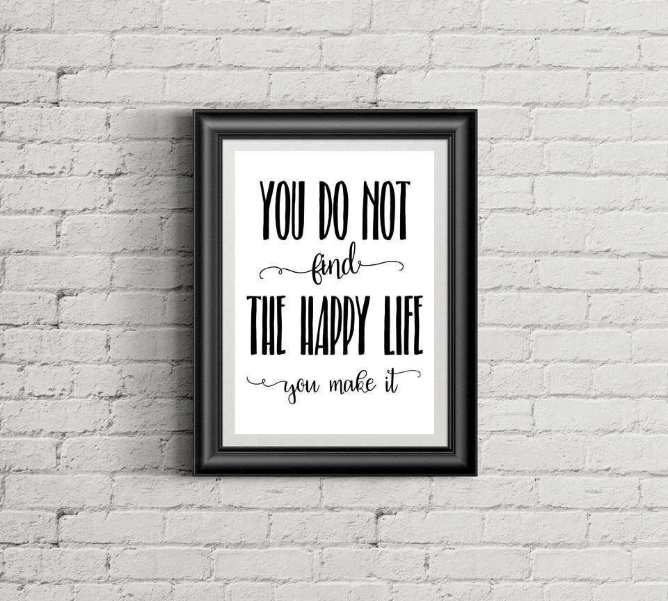 Inspirerende citaat u niet kunt vinden het gelukkig leven