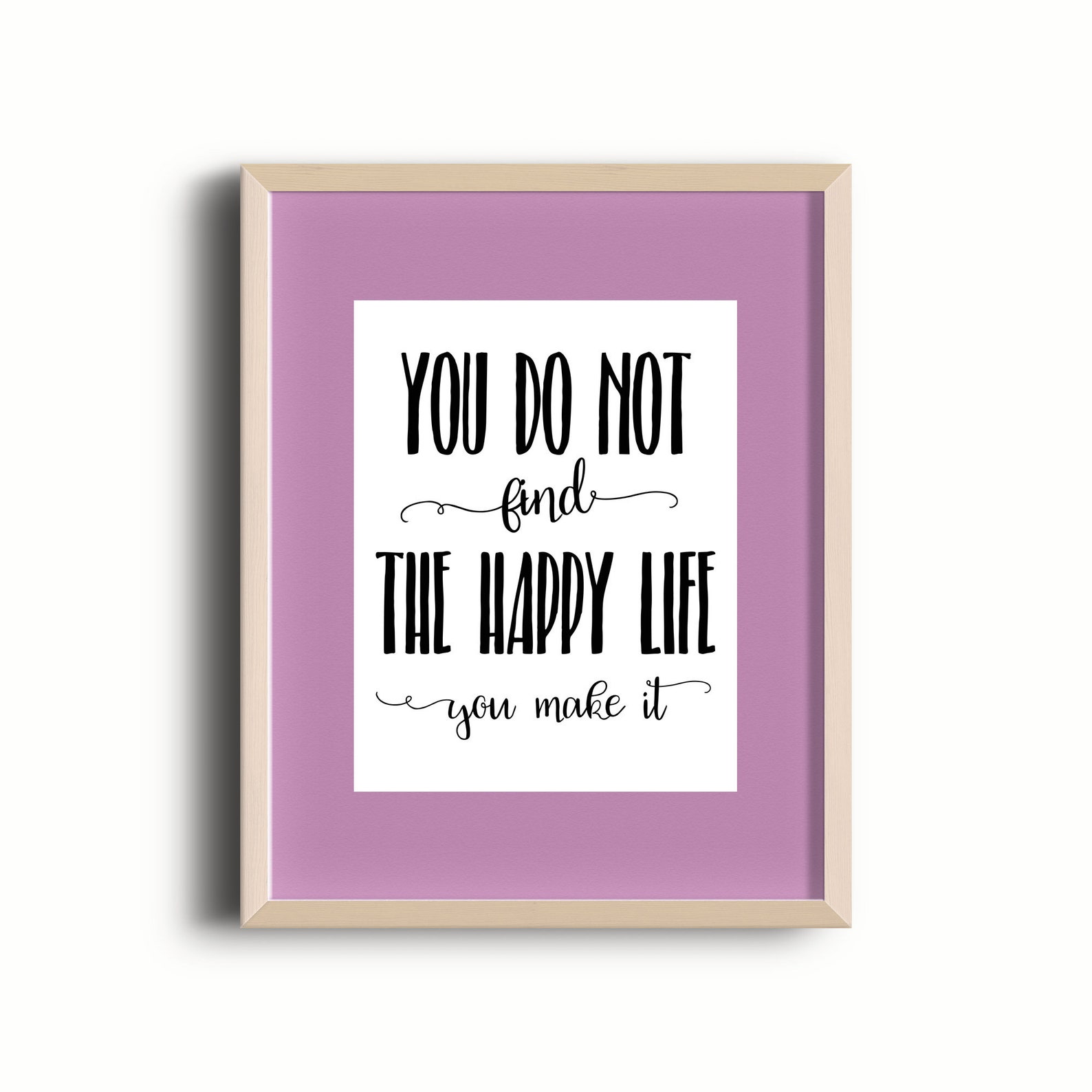 Inspirerende citaat u niet kunt vinden het gelukkig leven