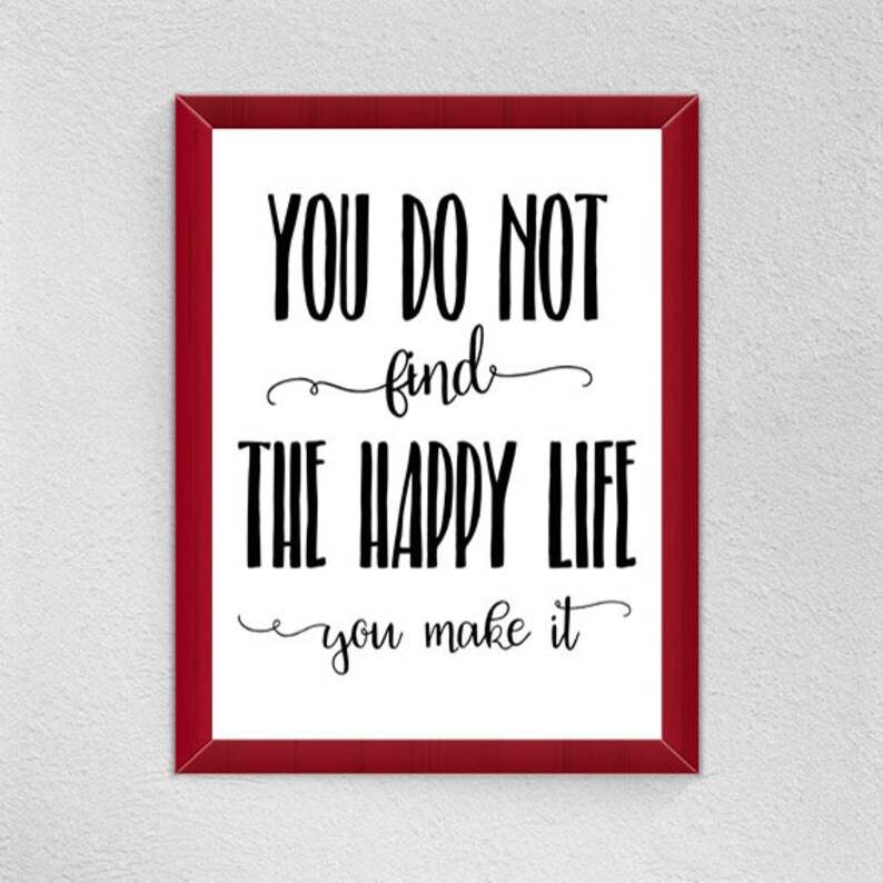 Inspirerende citaat u niet kunt vinden het gelukkig leven