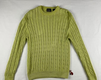 Green Knit Pullover Sweater | Jos A Bank | Men’s Small