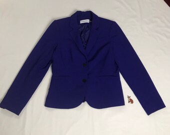 calvin klein purple blazer