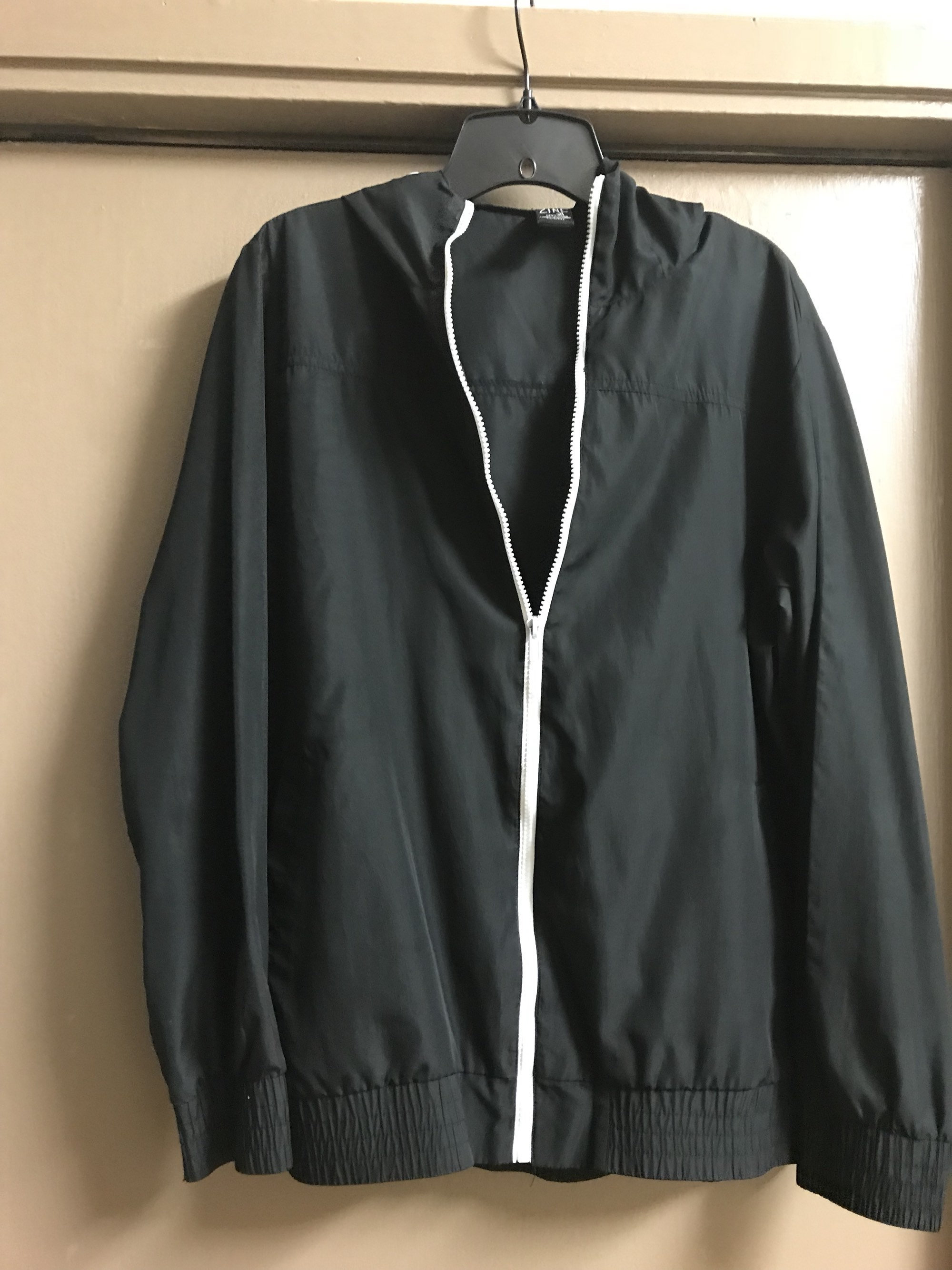 zine black hoodie
