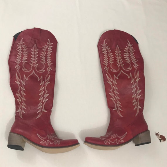 Size 40 | Red Cowboy Boots