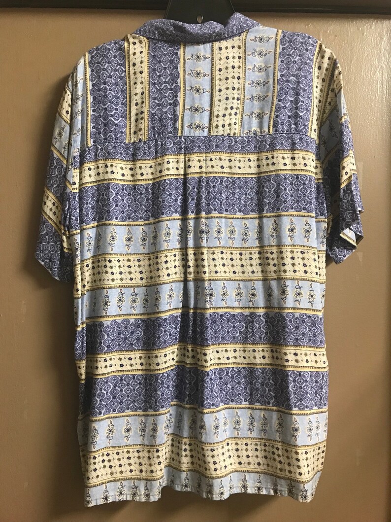 Norton essentials printed short sleeve button up