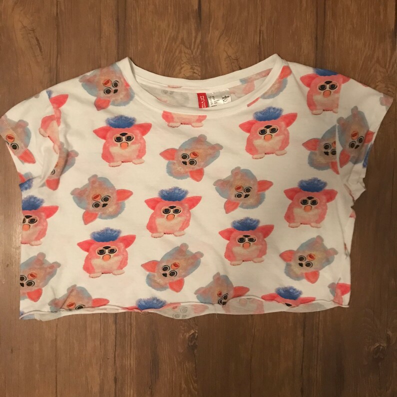 Furby Crop Top Divided Women\u2019s Extra Small